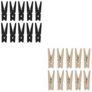 10 Stück Dekorative Holzklammern Farbauswhl 3,5cm Dekoration - Bild 1 von 8