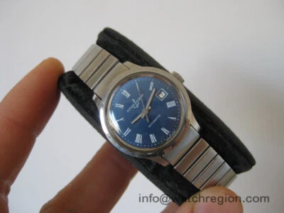 ULYSSE NARDIN ЖЕНЩИНЫ АВТОМАТИЧЕСКИЙ СИНИЙ РИМСКИЙ ЦИФЕРБЛАТ ОРИГИНАЛЬНОЙ SS ГРУППЫ ЧАСЫ  - Изображение 1 из 4