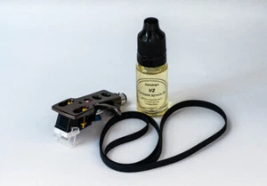 Titanium Headshell, Stylus, Belt, Oil Kit for SONY PS-1350, PS-1700, 23 - Picture 1 of 7