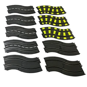 20 Piece Vintage Artin 2-Lane Curved Track Pieces With Hook #112200183 - Picture 1 of 24