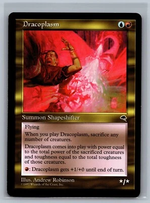 Magic The Gathering Tempest Dracoplasm MTG TCG CCG - Image 1 of 2