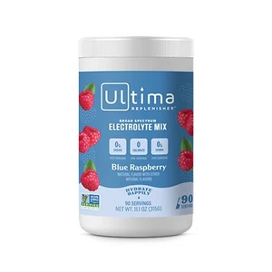 Ultima Replenisher Electrolyte Mix Blue Raspberry 90 servings - Picture 1 of 3