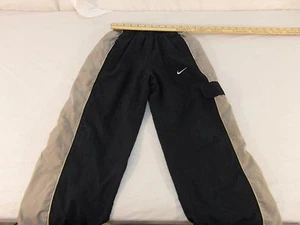 Children Youth Boy's Nike Blue Gray Drawstring Waist Athlete Workout Pants 30870 - Picture 1 of 12