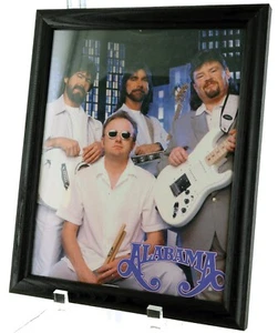 Framed Full Color 8X10 Picture of Alabama. Excellent picture of a great band. - Picture 1 of 1