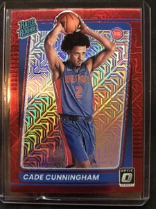 Cade Cunningham 2021-22 Donruss Optic Rated Rookie #161 Choice Red Prizm RC - Bild 1 von 5