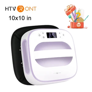 HTVRONT Hitzepresse Maschine Shirt Pressmaschine 10x10 Zoll Hitzepresse für HTV Vinyl - Bild 1 von 10