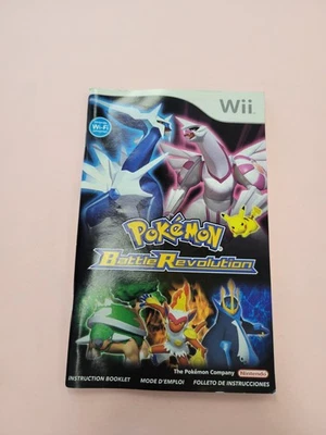 Pokemon Battle Revolution Nintendo Wii Manual de instrucciones Foto 1 de 2