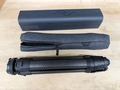 Peak Design TTCB5150CF1 Carbon Fiber Travel Tripod.  No plate/allen/phone mount - Image 1 of 4