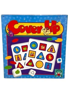 Discovery Toys Cover Up Game 1993 Vtg Educational Matching Shapes Incomplete - Picture 1 of 7
