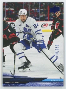 2024-25 Upper Deck Series 2 Blue Deluxe Auston Matthews /250 Leafs #411 A79 - Picture 1 of 2