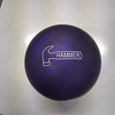 Hammer Purple Pearl Urethane purple pin  bowling  ball  16 LB.  new in box  #444 - Image 1 of 4