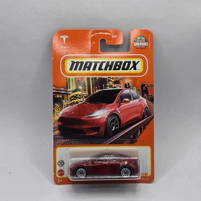 2023 Matchbox Tesla Model Y - Red - Image 1 of 2