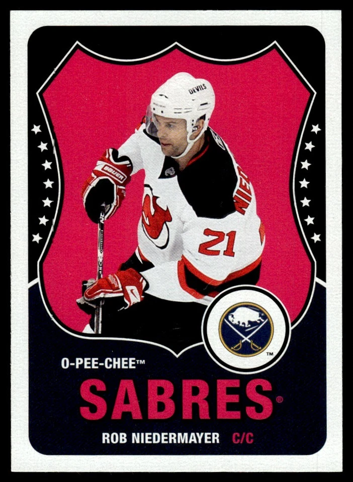 2010-11 O-Pee-Chee Retro Rob Niedermayer Buffalo Sabres #487 - Image 1 of 2