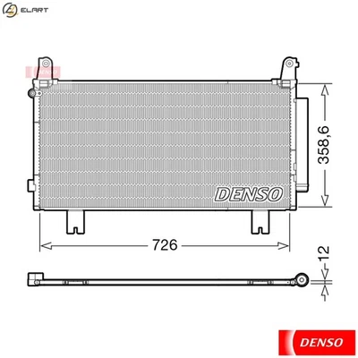 CONDENSER AIR CONDITIONING DCN40032 FOR HONDA CR-V/SUV L15BY/L15BH/L15BG 1.5L - Image 1 of 4