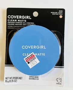 CoverGirl Clean Matte Pressed Powder 535 Medium Light - Picture 1 of 5