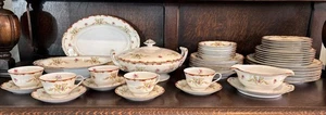 Harmony House Wembley Fine China Geschirr 24k Finish Goldrand Set - 45 Teile - Bild 1 von 24