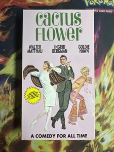 Cactus Flower With Walter Matthau, Ingrid Bergman, & Goldie Hawn VHS Movie - Picture 1 of 6