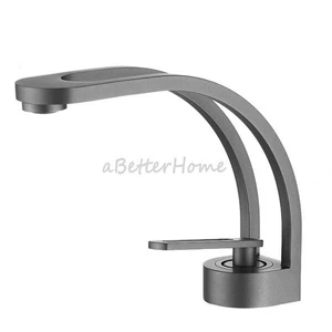 Hollow Carved Bathroom Sink Faucet Vanity Basin Mixer Tap Single Handle Hole NEW - Picture 1 of 13
