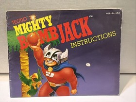NES Mighty Bomb Jack Manual