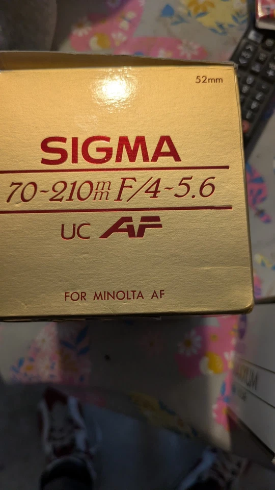 Lente multicapa Sigma UC ZOOM 70-210 mm 1:4-5,6 hecha en Japón (PVR68) Foto 1 de 2
