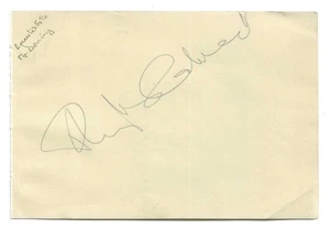 Phyllis Calvert. English Actress. Signed 1940s/50s Autograph Album Page - Picture 1 of 1