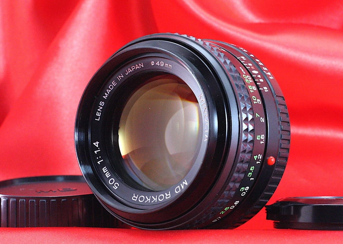 Minolta MD f/1.4 50mm Camera Lenses for sale | eBay