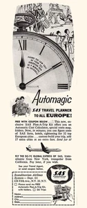 1958 SAS: Automagic Vintage Print Ad - Picture 1 of 1