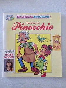 Book Only - Read-Along Sing-Along The Story Of Pinocchio PB Patsy Biscoe Tape - Picture 1 of 5