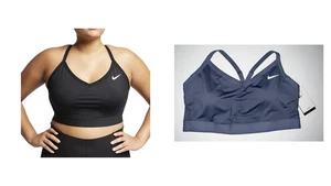 Neu Nike Damen Übergröße Indy Dri-Fit Low-Impact Sport-BH Größe wählbar UVP $ 35 - Bild 1 von 4