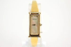 Womens Gucci 1500L Gold Tone MOP Dial Watch Quartz Working - Picture 1 of 6