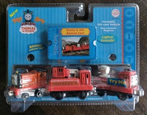 Thomas & seine Freunde Take Along Rusty And Rescue Cars Zug '05 magnetisch neu versiegelt - Bild 1 von 4