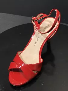 Chinese Laundry Women's Rosita Heeled Sandal, Red Patent, Size 7.5 M US / EUR 38 - Picture 1 of 9
