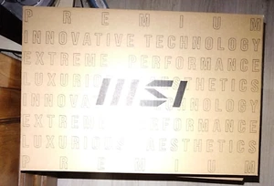 MSI THIN 15" B12UC-2216FR - 15.6" i5-12450H SSD512Go RAM16Go RTX3050 - NEUF - Foto 1 di 1