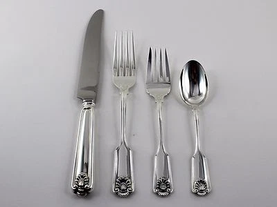 Frank Smith Fiddle Shell Sterling Silver 4 Piece Place Setting - Dinner Size - Image 1 of 2