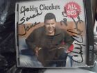 Lot de 2 CD signé en 2012 Chubby Checkers All the Best/Knock Down The Walls
