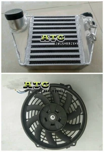 Intercooler+Fan For GOLF VW MK4 AUDI A3 BORA 1.8 1.9TDI Side Mount Cooler - Picture 1 of 7