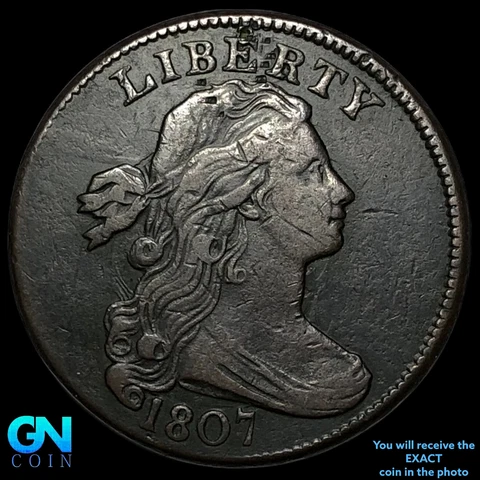 1807 COMET Draped Bust Large Cent   #E4535 Cover