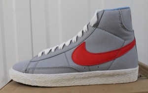 gray nike blazers
