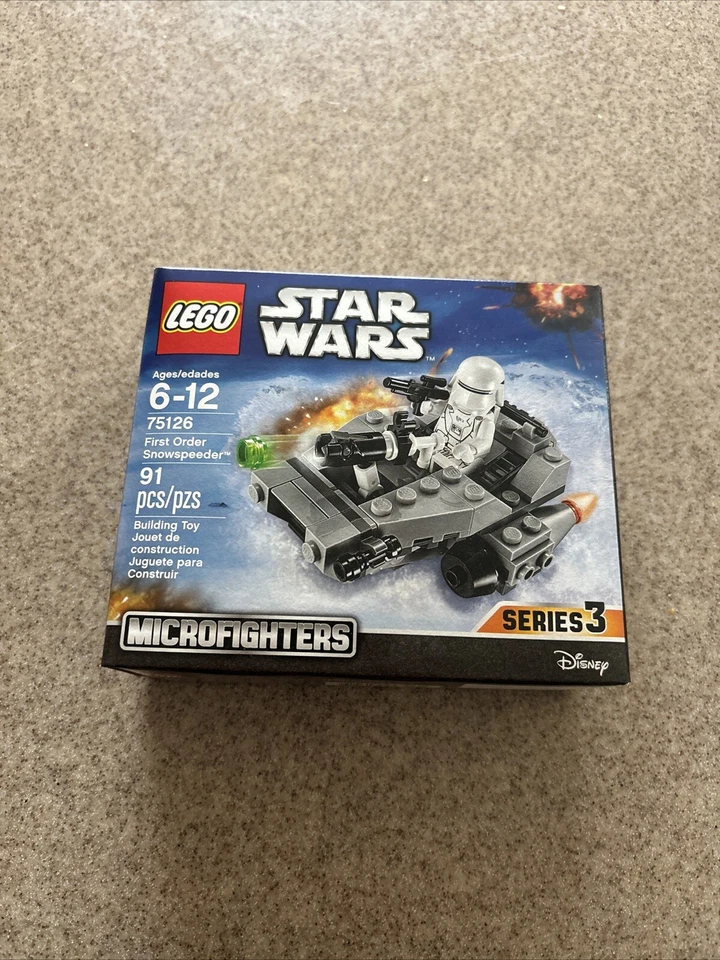 LEGO Star Wars 75126 First Order Snow Speeder Microfighter Factory Sealed New - Image 1 of 1