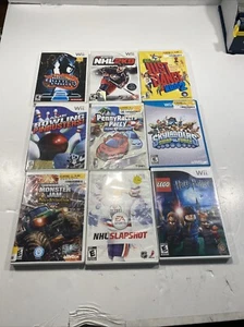 Mixed Lot Of Video Games Wii UNTESTED harry Potter hockey, monster jam - Picture 1 of 4