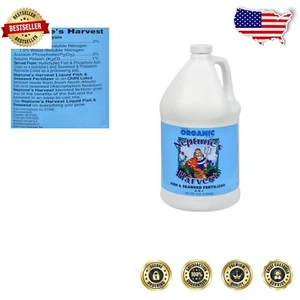 1 Gallon Fish Fertilizer & Seaweed Blend - Promotes Colorful Blooms & Foliage - Picture 1 of 3