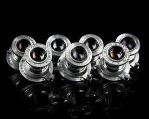 INDUSTAR - 22 Soviet Lens (3.5/50 mm) Copy Leica Mount M39 Zorki FED LTM - 7 pcs - Picture 1 of 5