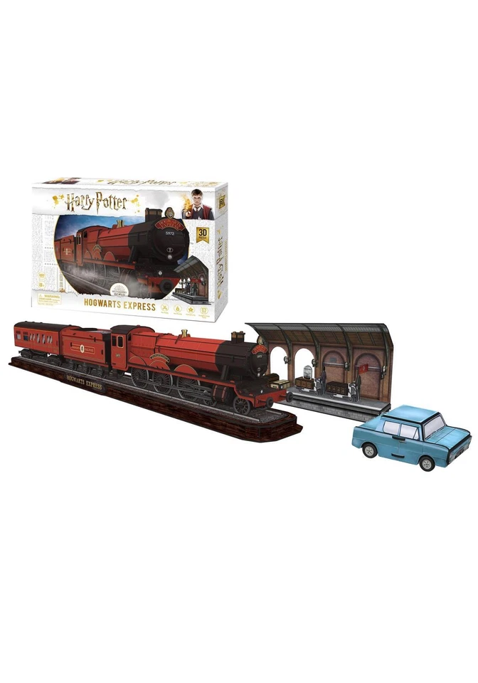 Harry Potter Hogwarts Express Paper 3D Puzzle 180 Piece Puzzle - Brand New - Image 1 of 1