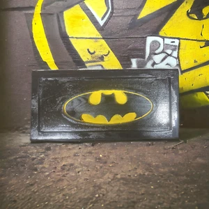 Batman Handmade Wood Wall Sign Hanging Wall Art Rustic Plaque Home Decor - Picture 1 of 5