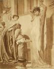 Frederic Leighton antique engraving; Industrial Arts of Peace 1887