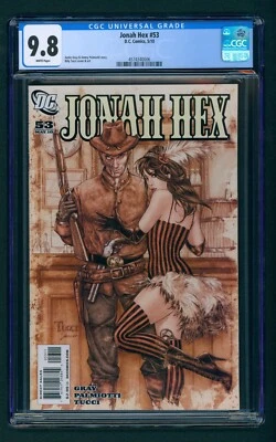 Jonah Hex #53 (2010) CGC 9,8 ¡Blanco! ¡¡SOLO 6 9,8s!! ¡Funda Billy Tucci! Foto 1 de 2