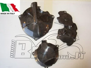 KIT PARACARTER COPRI CARTER MOTORE CARBONIO KAWASAKI ZX10R 2008 2009 2010 - Imagen 1 de 3