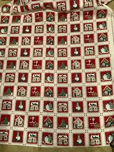 Ameritex Country Classics Christmas Cotton Fabric Panel - Picture 1 of 2