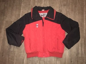 1985 VINTAGE SKI Jacket 100% Robylon Fill Mens Large Ski Lion With Vintage Pins - Picture 1 of 12