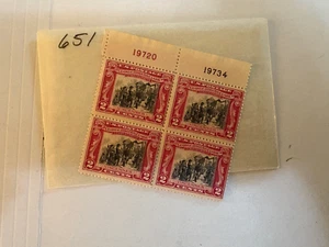 US Plattenblock - 651 - George Rogers Clark - Kamm. versand! - Bild 1 von 1